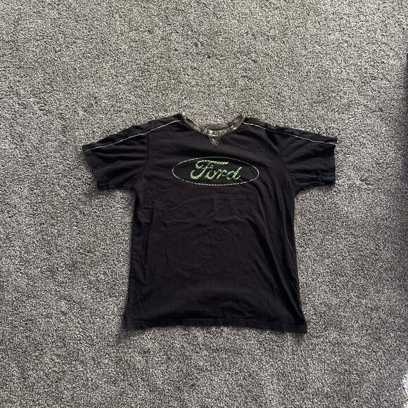 Ford Motor Company Red, White and Blue Logo T-Shirt - Picture 1 of 3